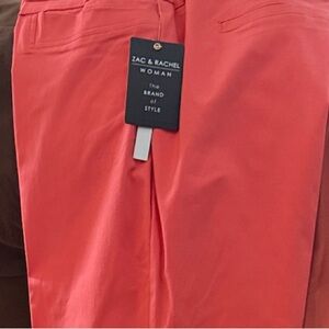 Zac & Rachel Coral Cropped Ankle Pants